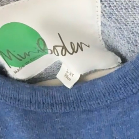 Mini Boden embroidered sweater toddler boys textured terry adventure crewneck - Picture 4 of 7